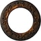 Ekena Millwork Ribbon with Bow Ceiling Medallion (Fits Canopies up to 7 1/2"), 12 1/4"OD x 7 1/2"ID x 7/8"P, Rust CM12RIRUS - alternate 1